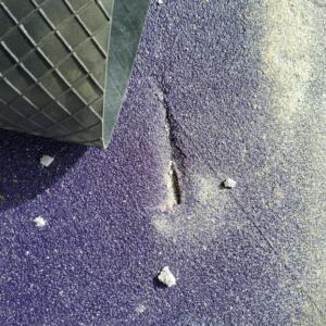 Damaged waterproofing membrane in Torquay